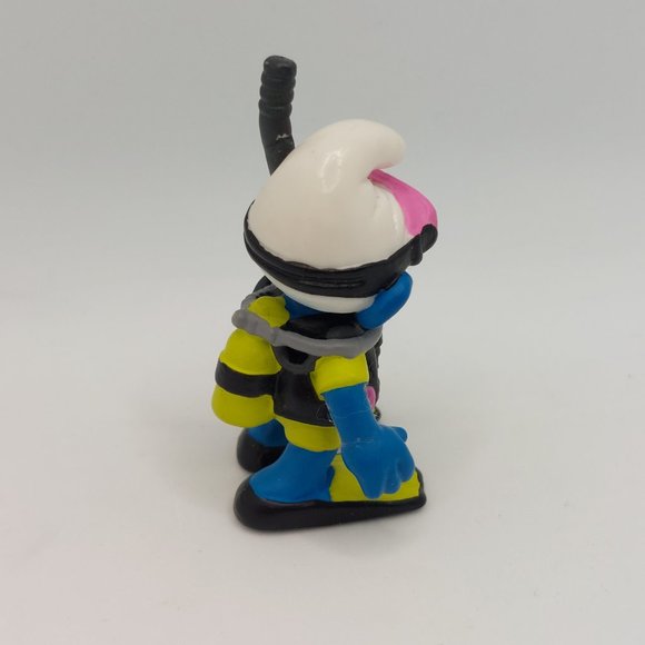 Schleich Smurf - Vintage 1999 Diver 2.5" Action Figure D-73527 Gmund Am Lines - Picture 3 of 4